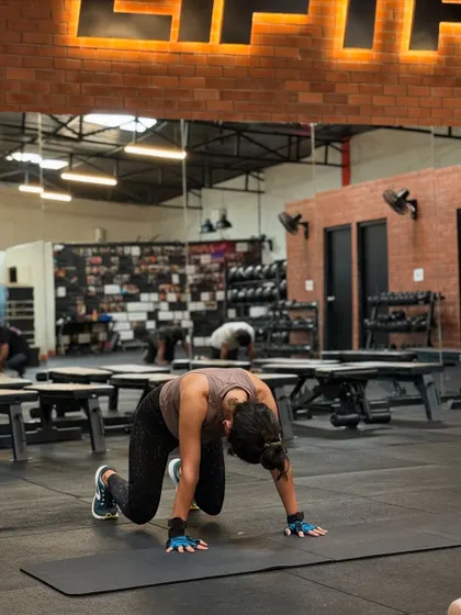 Locked in and focused. These shots capture the intensity and determination of our members during their workouts, from band work and deadlifts to dumbbell presses and rowing.