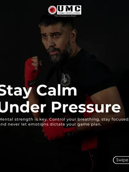 Mental strength is key. Our coaching goes beyond the physical to teach you how to stay calm under pressure, control your breathing, and stay focused on your game plan.