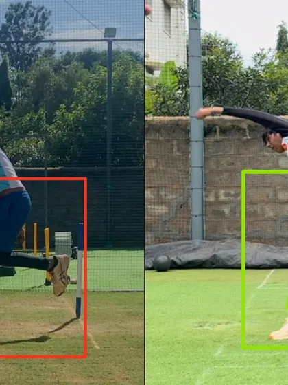 This left arm spinner had an uncoordinated action and lacked effort on the ball. We focused on improving weight transfer through the release and engaging the lower body for a stronger, more coordinated finish.