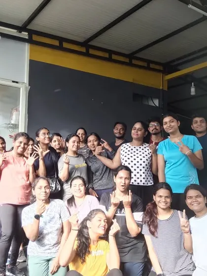 All smiles and good vibes after a challenging but fun Zumba workout.