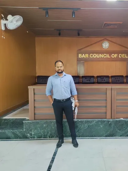 A full view at the Bar Council of Delhi. My presence here is a testament to my commitment to the legal profession and my readiness to represent clients with integrity and diligence.