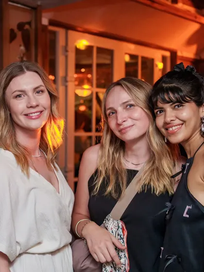 The international crowd at Monkey Bar knows what's up. These guests came for the old school beats and new school energy.
