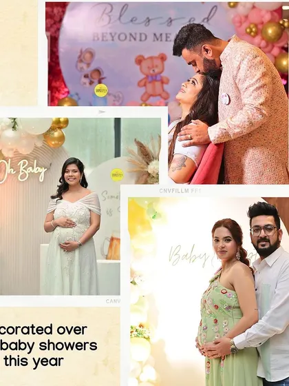 This year alone, I've had the honor of decorating over 100 baby showers. Each one is a unique story, and I'm so grateful to be a part of so many families' journeys.