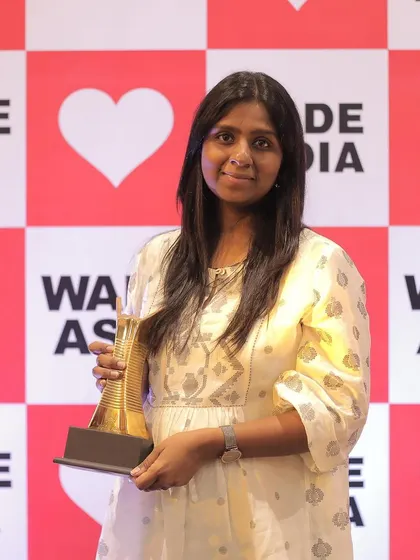 Holding the award for Healthcare Interiors. This recognition from WADE ASIA, a platform for women in design, is incredibly special and encouraging.