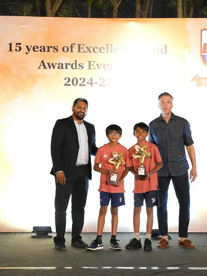 A big congratulations to Gahaan and Prithviraj, our Emerging Players of the Season in the U11 category. Their improvement and spirit stood out.