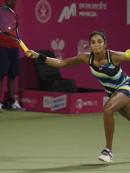 These are moments from a tough second-round match at the L&T Mumbai Open. Even in a loss, the fight and heavy hitting were on full display, which is the kind of resilience I work to build in my players.
