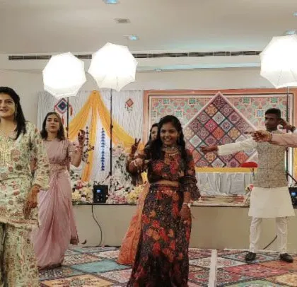 A snapshot from a family rehearsal at a destination wedding. We often travel to our clients to ensure everyone gets enough practice time together before the main event.