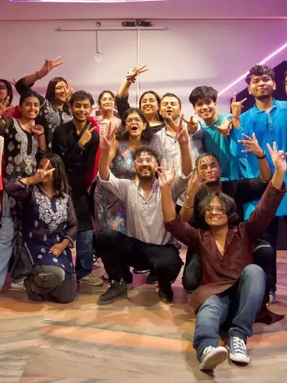 The energy after a great workshop is unbeatable. This is our group after an amazing session with Lokesh Sharma, where we all learned, grew, and shared our passion for dance.