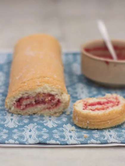 This cozy, rainy weather is just meant for soft, spongy jam rolls and a piping hot cup of chai, don't you agree? This is pure nostalgic comfort.