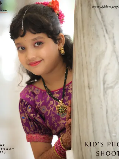 A simple and sweet portrait of a young girl in traditional dress. We focus on capturing a natural expression that reflects her personality.