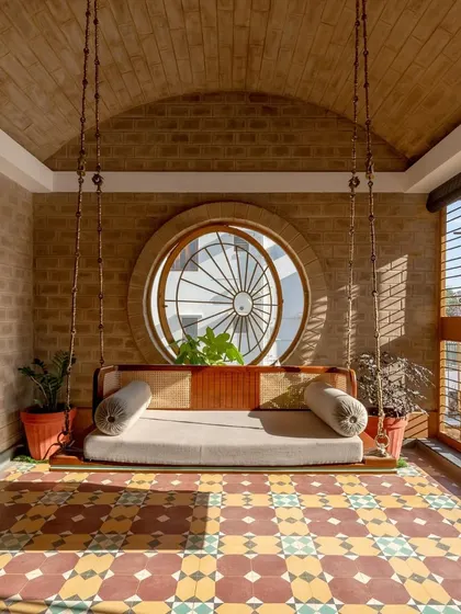 My Audumbara project was voted 'Project of the Week' by Volume Zero. This image shows the beautiful swing room that was featured.