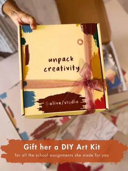 Unpack creativity with a gift that keeps on giving. Our beautifully boxed DIY art kits are a thoughtful and unique present for birthdays, Rakhi, or any occasion that calls for a splash of color and fun.