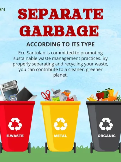 Is it beneficial to separate waste? Yes. We provide color-coded bins for e-waste, metal, and organic materials to make proper segregation and recycling easy for everyone.