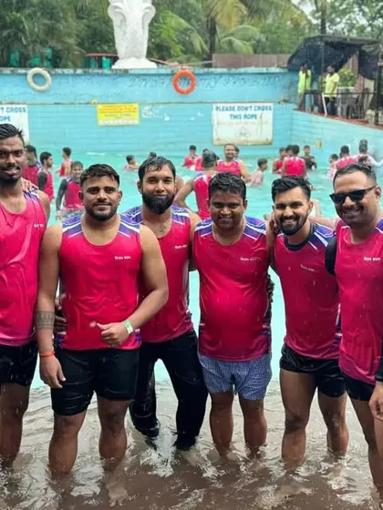 Our senior members and coaches enjoying the annual trip together.