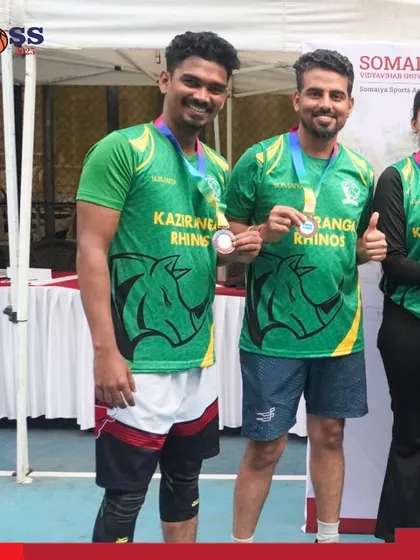The Kaziranga Rhinos team, who also had a strong showing at the basketball tournament. I focus on creating an inclusive environment where all participants feel valued.