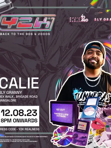 My personal feature on the Y2K party poster. Ready to bring back the sounds of the 2000s.