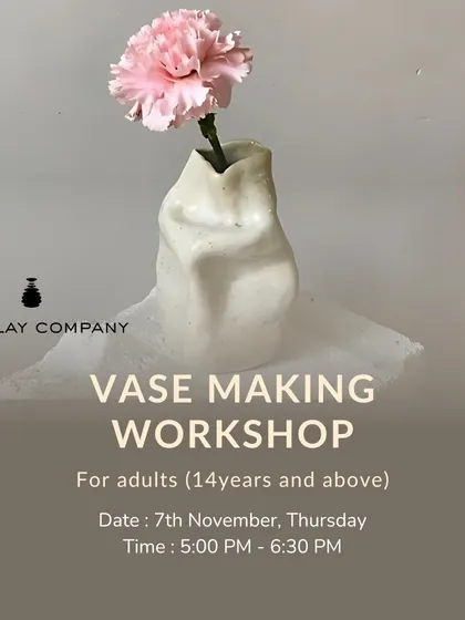 Simple, elegant, and handmade by you. Our vase-making workshop focuses on creating beautiful forms that are perfect for holding your favorite flowers.