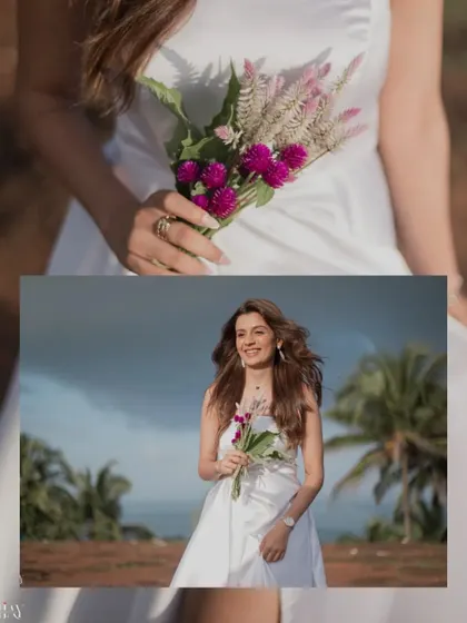 A candid portrait of the bride-to-be, moments after saying yes. Her smile and the simple bouquet tell a story of pure happiness. I focus on capturing these natural, unposed reactions.