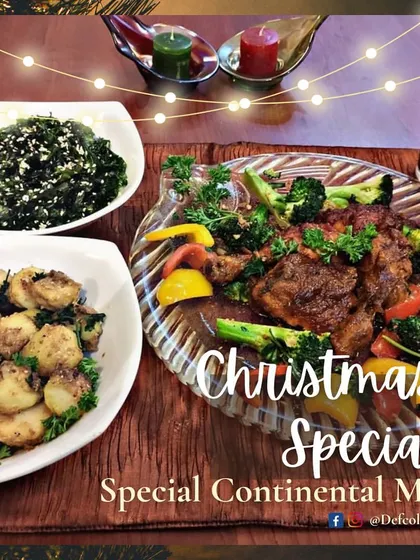 Another look at our special continental meal for Christmas and the holidays. A perfect, elegant feast to celebrate with your loved ones.