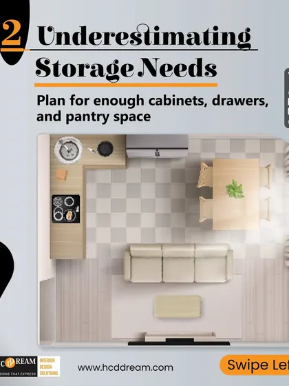Kitchen renovation mistake to avoid: Underestimating storage needs. We plan for enough cabinets, drawers, and pantry space to keep your kitchen organized.