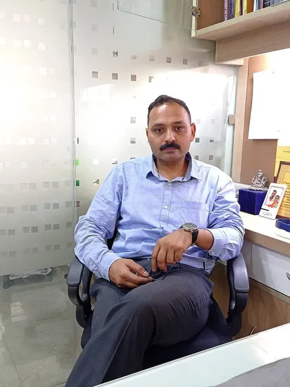 Seated in my office, ready for a webinar on career opportunities in law.