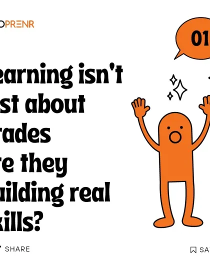 Learning isn't just about grades. We focus on whether students are building real skills that will serve them in the future.