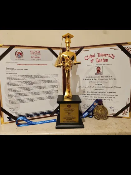 A closer look at the Honorary Doctorate in Canine Behavior and Training from the Global University of Boston. This award represents years of dedicated research and hands-on work with thousands of dogs.