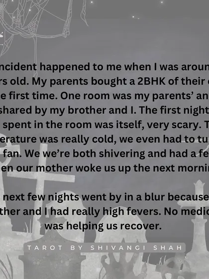 The story of two brothers who fall sick in a new house and have the exact same dream, leading to the discovery of a skull and black magic items in their wall.