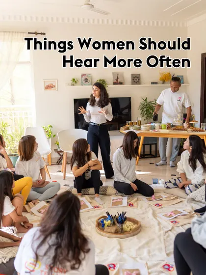 I had the honor of hosting a journaling workshop on Women's Day. It was a beautiful session of reflection, self-expression, and reminding ourselves of the strength we carry. Here are some affirmations we explored.