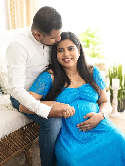 We love capturing the warmth and tenderness between partners. A gentle kiss on the forehead is a simple, powerful expression of love and protection.