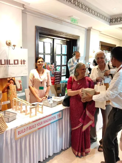 Our stall at the Little Kingdom event, where we had the pleasure of interacting with people from all walks of life. Events like these allow us to share our passion for hands-on learning with a wider audience.