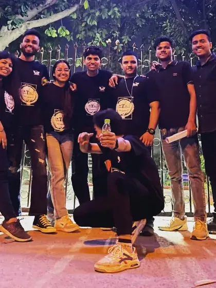 Celebrating the end of a college journey with my team. These are the moments that build lifelong bonds in the dance community.