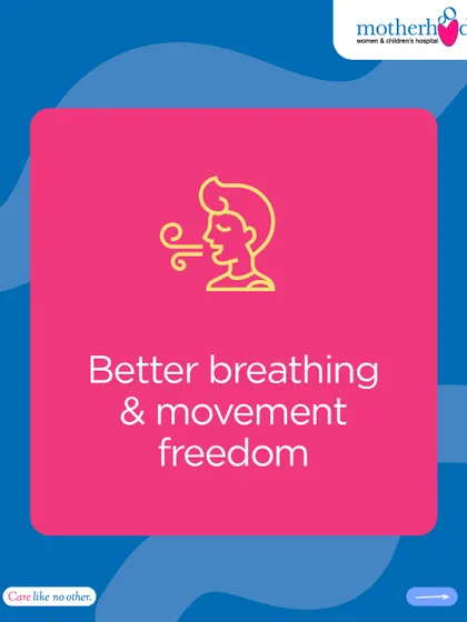 The buoyancy of the water allows for greater freedom of movement during labor. Changing positions easily can help manage discomfort, find what feels best for your body, and actively participate in your birthing process.