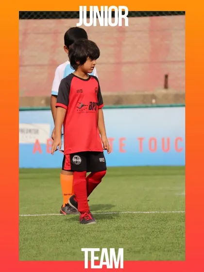 Another shot of a junior player during our competition day. The event is a highlight of our calendar for players and parents alike.