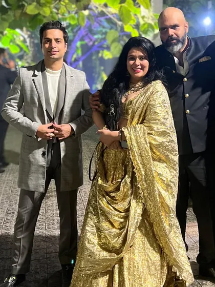 Posing with the newlyweds. It was an honor to be part of their celebration, and I wish them all the best.