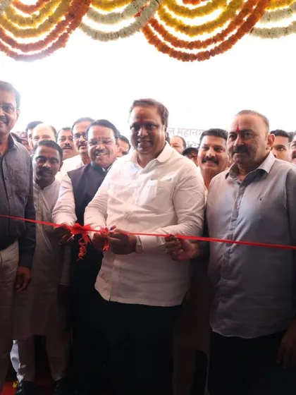 The ribbon-cutting ceremony, officially opening the doors of our new academy building in New Panvel.