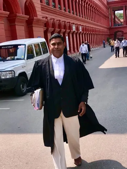 On my way to a court hearing with the necessary case files. I am always prepared to argue my client's position effectively before the family court judges.