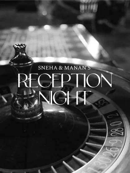 A glamorous casino-themed reception night. This event was all about high stakes and high style, with custom gaming tables and dazzling decor that made guests feel like they were in Las Vegas.