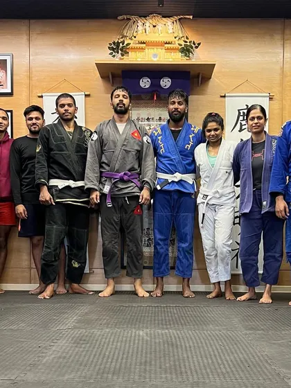 The team after a tough Gi session. Progress is slow and steady, built on consistency and the support of your training partners. Everyone here is committed to the journey.