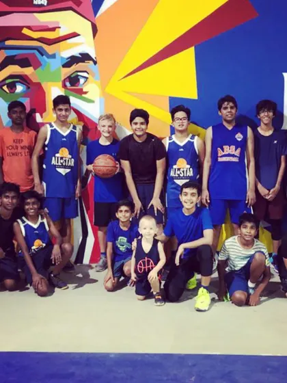 This is what we mean by the ABSA gang. We build skills on the court and relationships that last off of it. This is more than just basketball, it's a community.