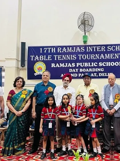 More success from the Ramjas Inter-School Tournament. I am incredibly proud of Shanaya, Shayna, and Shanaya for winning the silver medal. Their teamwork and dedication were outstanding throughout the competition.