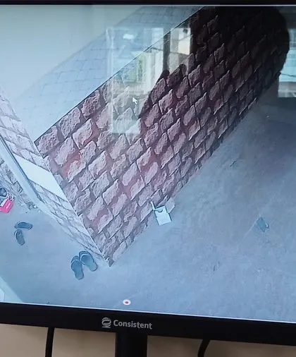 Another shot of the common area, showing clear footage from the CP Plus camera.