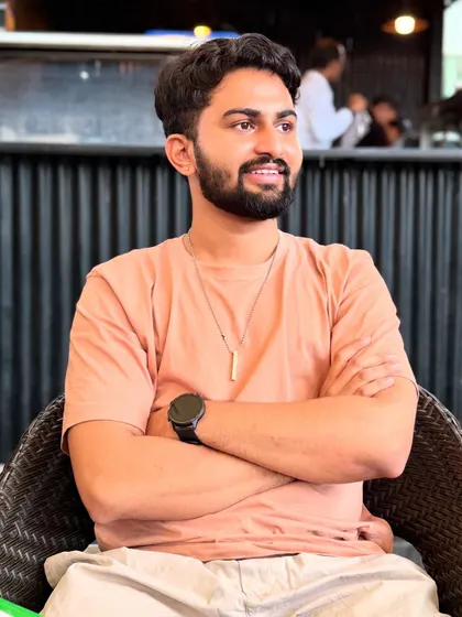 This is me, Prabhakar. Just a casual shot, but it captures my general mood, thinking about the next adventure.