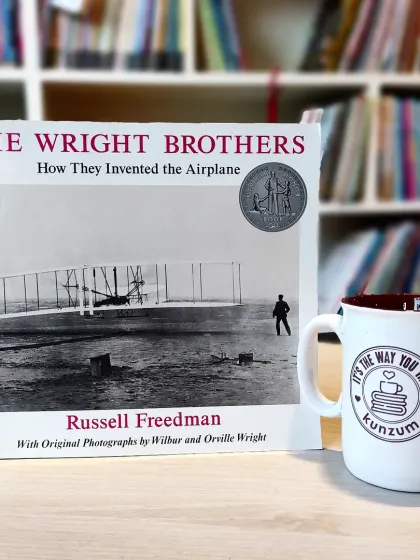 'The Wright Brothers' is a Newbery Honor-winning biography that tells the story of the men who invented the airplane, filled with historical photographs.