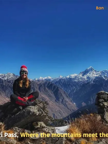 Kauri Pass, where the mountains meet the sky. This trek offers breathtaking panoramic views of some of the highest peaks in the Indian Himalayas.