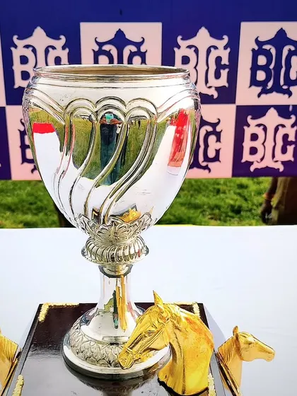 The Governor's Trophy, a stunning silver cup that represents one of the most prestigious races of the season.