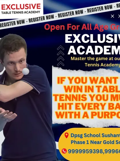 To win in table tennis, every shot must have a purpose. At our academy, we teach you the strategy and technique to play with intention.