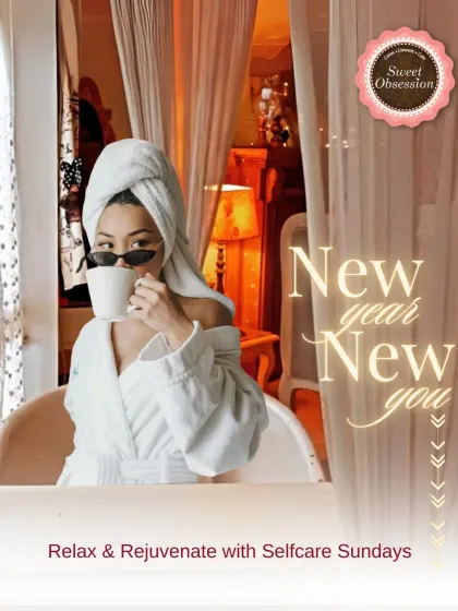 New Year, New You. My cafe is the perfect place for some "Selfcare Sunday" relaxation, where you can unwind with a hot drink and a good book.