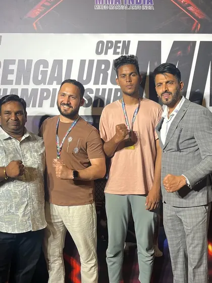 Another proud moment with one of our victorious fighters. We stand behind every member of our fight team, providing the coaching and support they need to succeed.