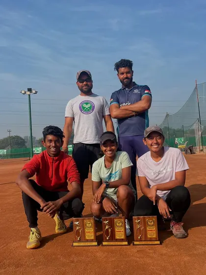 Success is a team effort. This picture captures the joy of our players and coaches after dominating the All India National Series in Jalandhar, bringing home four trophies. It reflects the hard work, camaraderie, and winning spirit that defines our academy.